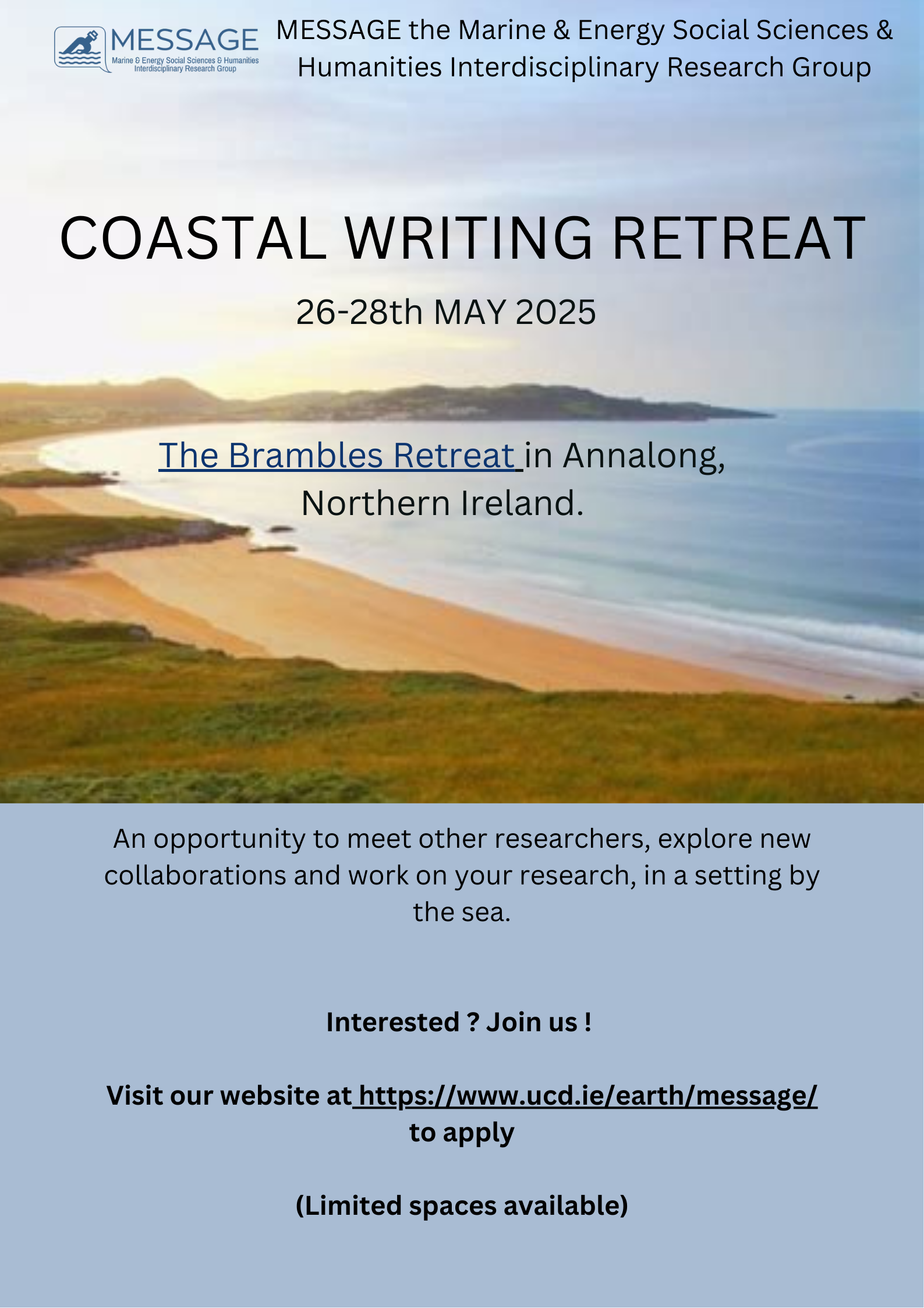 MESSAGE Writing Retreat Flyer
